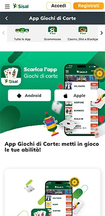 sisal app giochi di carte